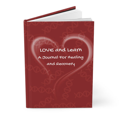 Love and Learn: Red Hardcover Journal