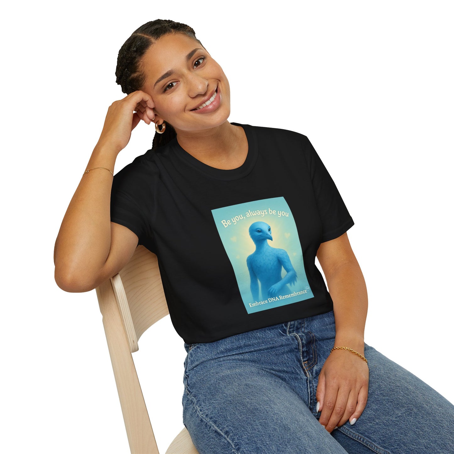 Blue Avian Always Be You | Soft Sky T-Shirt - 100% Cotton