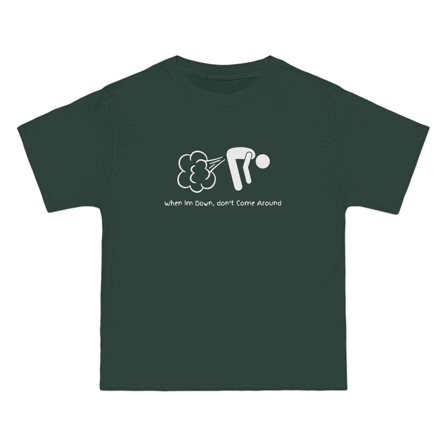 When Down Baggy Unisex T-Shirt – 100% Cotton