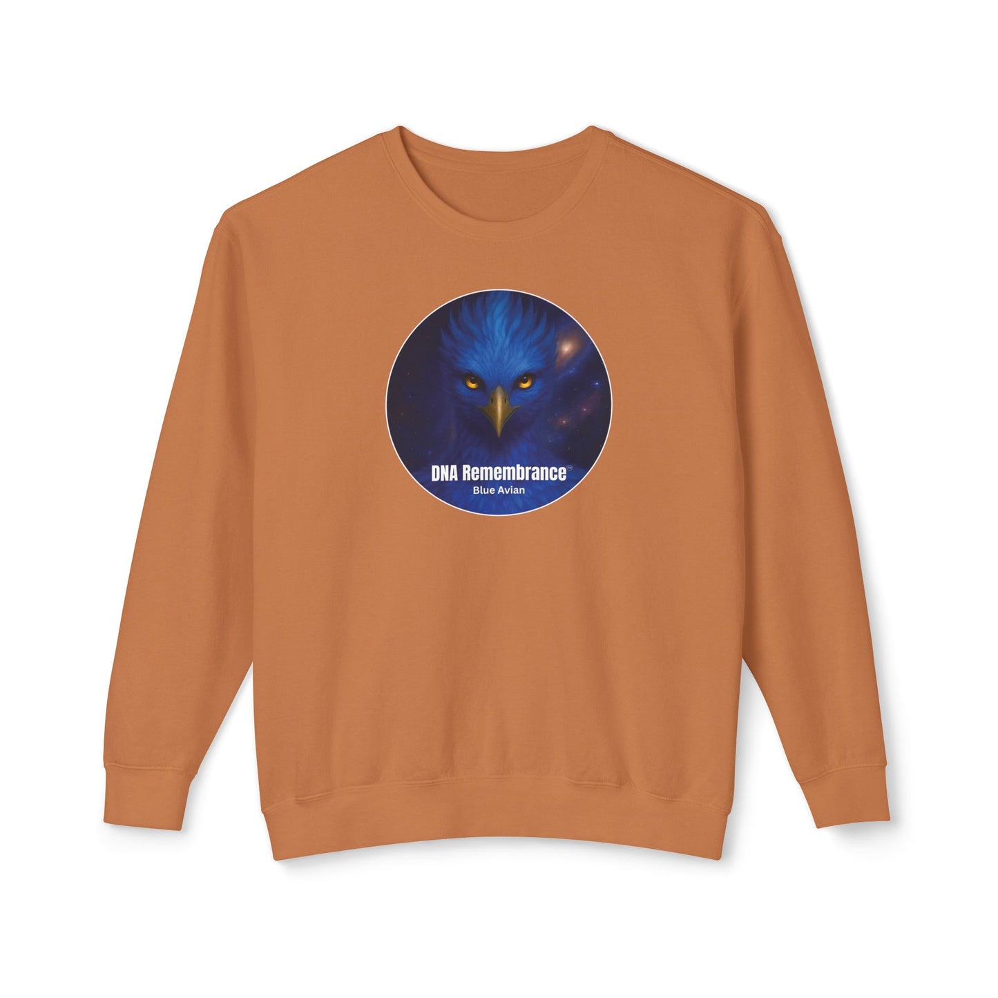 Blue Avian Starseed Sweatshirt – 100% Cotton