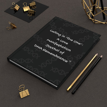 Calling In the One: Black Hardcover Manifestation Journal