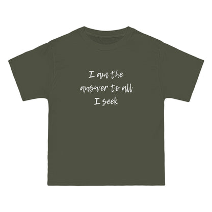 I Am the Answer Baggy Unisex T-Shirt – 100% Cotton