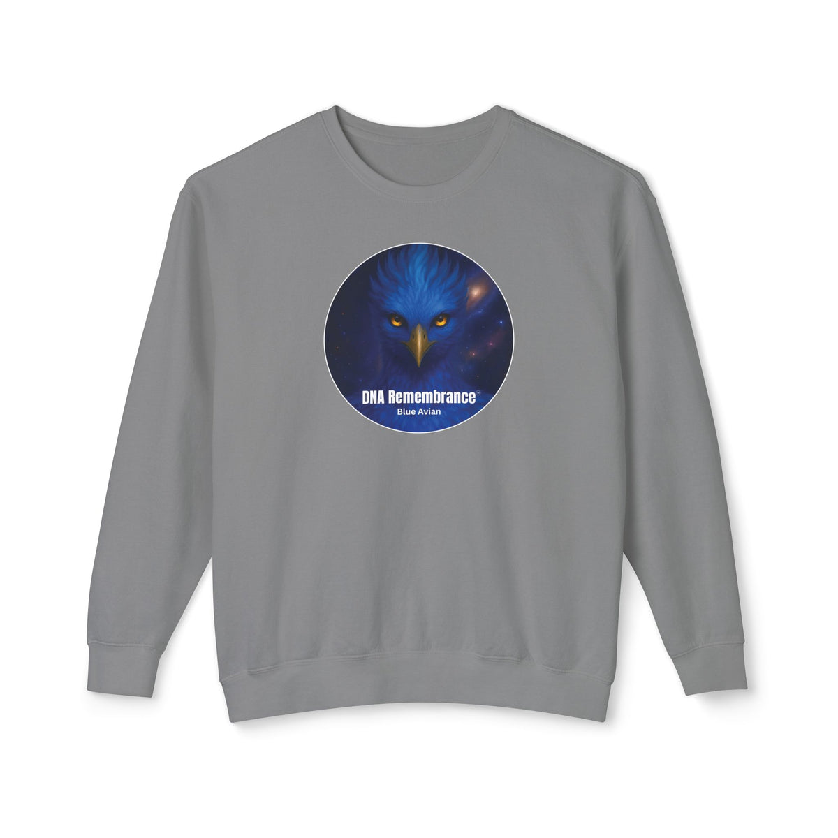 Blue Avian Starseed Unisex Sweatshirt – 100% Cotton