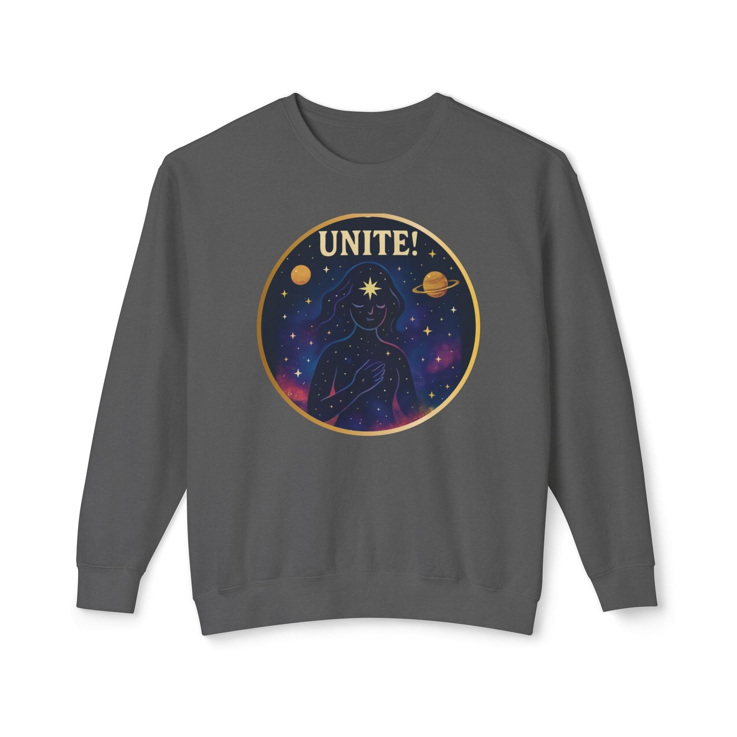 Unite Divine Fem Lightweight Unisex Sweatshirt – 100% Cotton