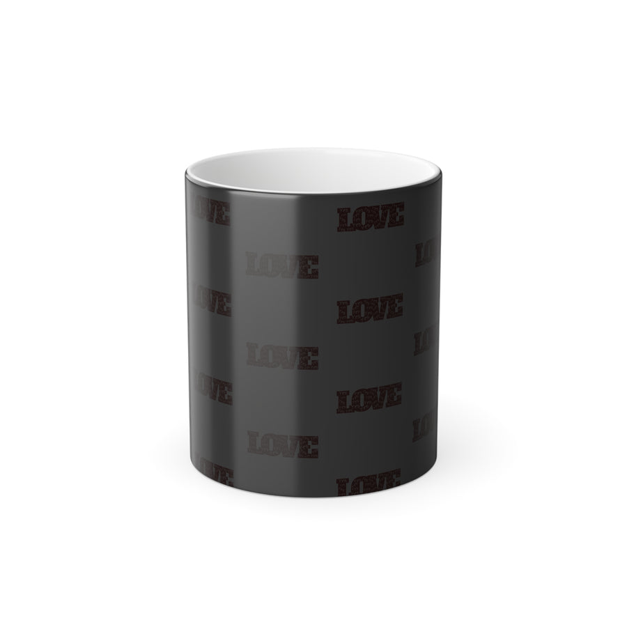Yes to Love (Red Print) Color-Changing Affirmation Mug