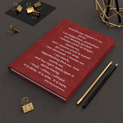 It Is Done: Red Hardcover Manifestation Journal