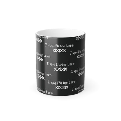I Am Divine Love (White Print) Color-Changing Affirmation Mug