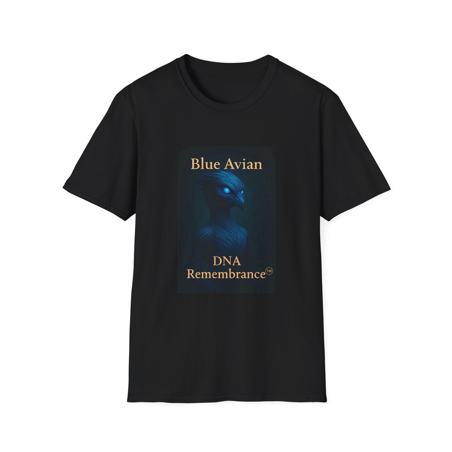 Blue Avian Wide Eye | T-Shirt - 100% Cotton