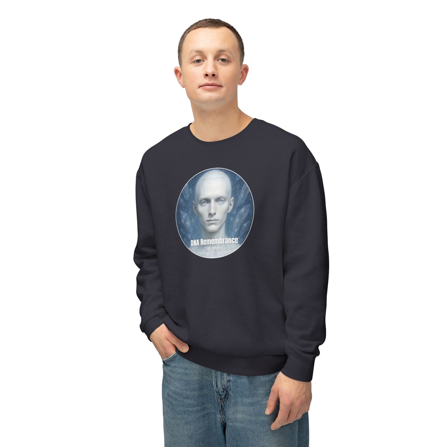 Tall White ET Unisex Sweatshirt – 100% Cotton