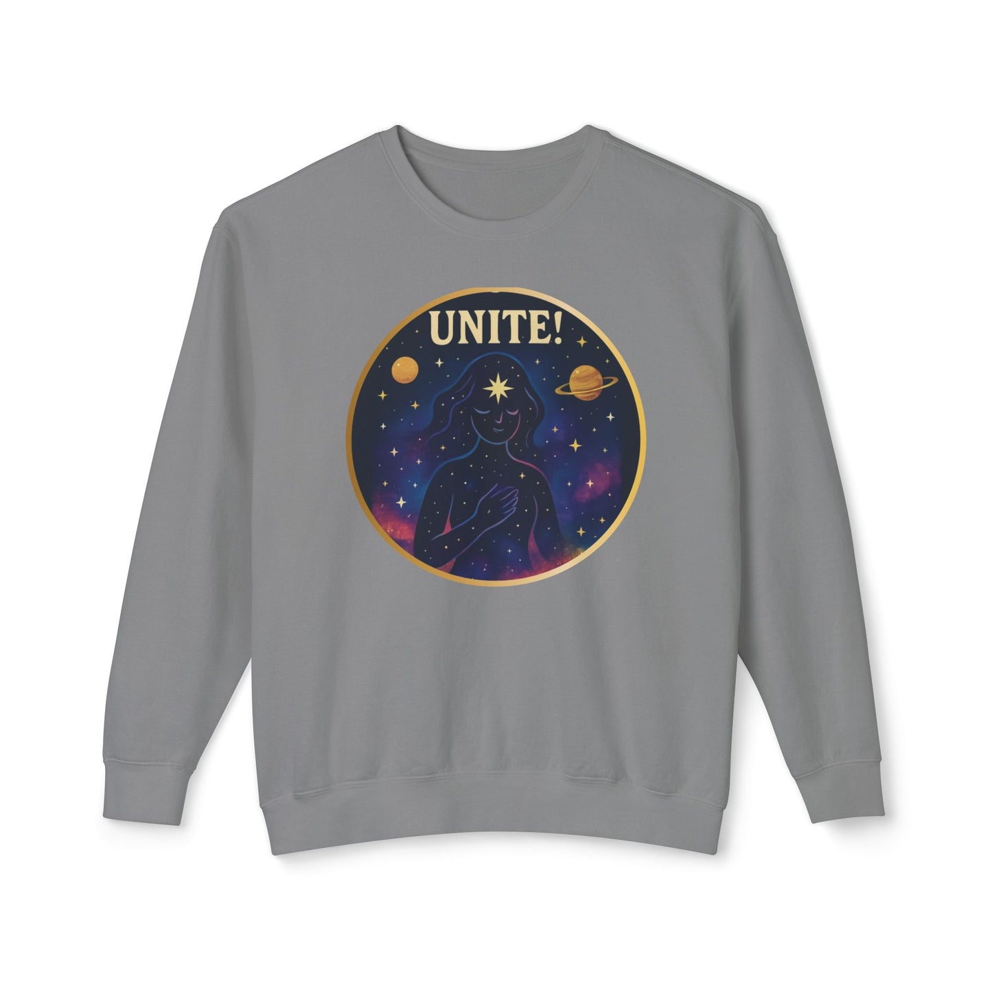 Unite Divine Fem Lightweight Unisex Sweatshirt – 100% Cotton