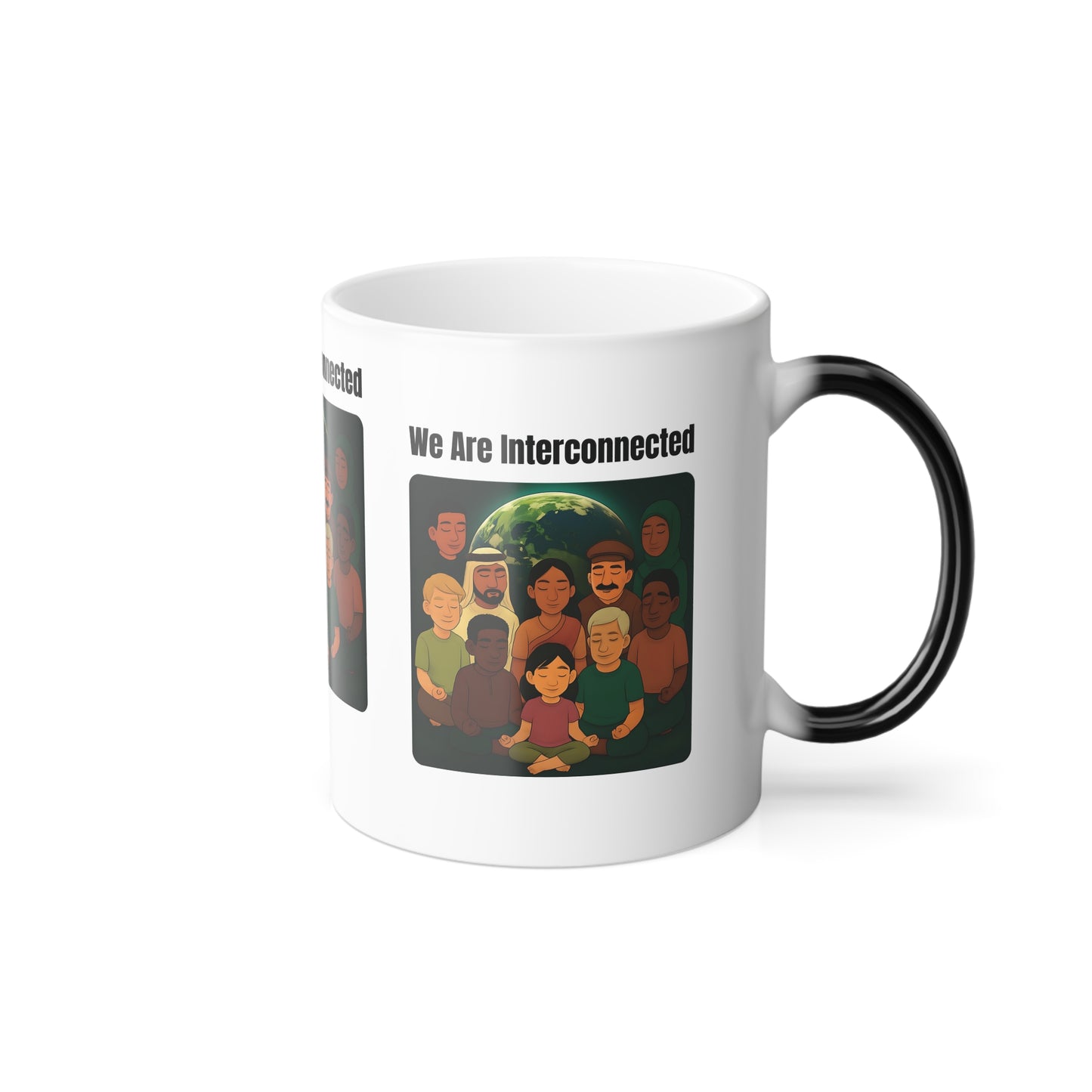 We Are Interconnected Color-Changing Affirmation Mug
