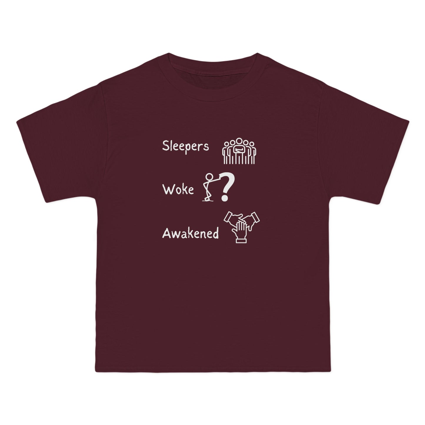 Awakened Stages Baggy Unisex T-Shirt – 100% Cotton