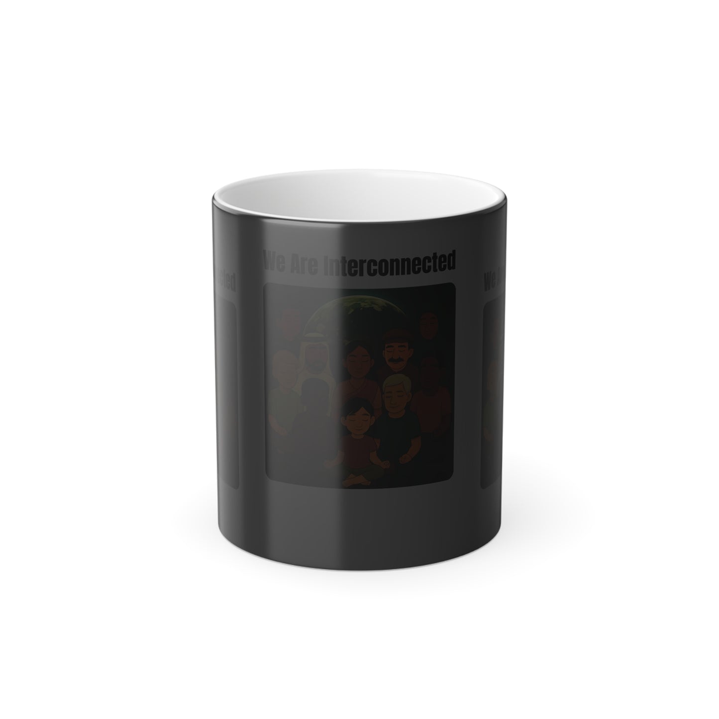 We Are Interconnected Color-Changing Affirmation Mug