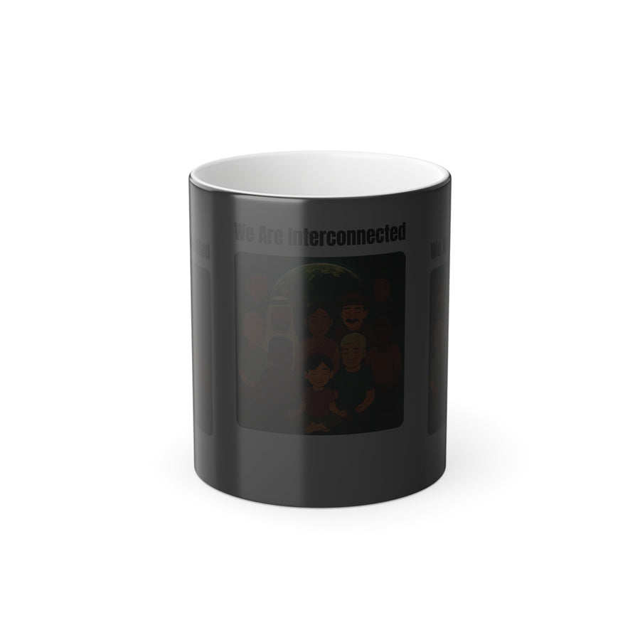We Are Interconnected Color-Changing Affirmation Mug