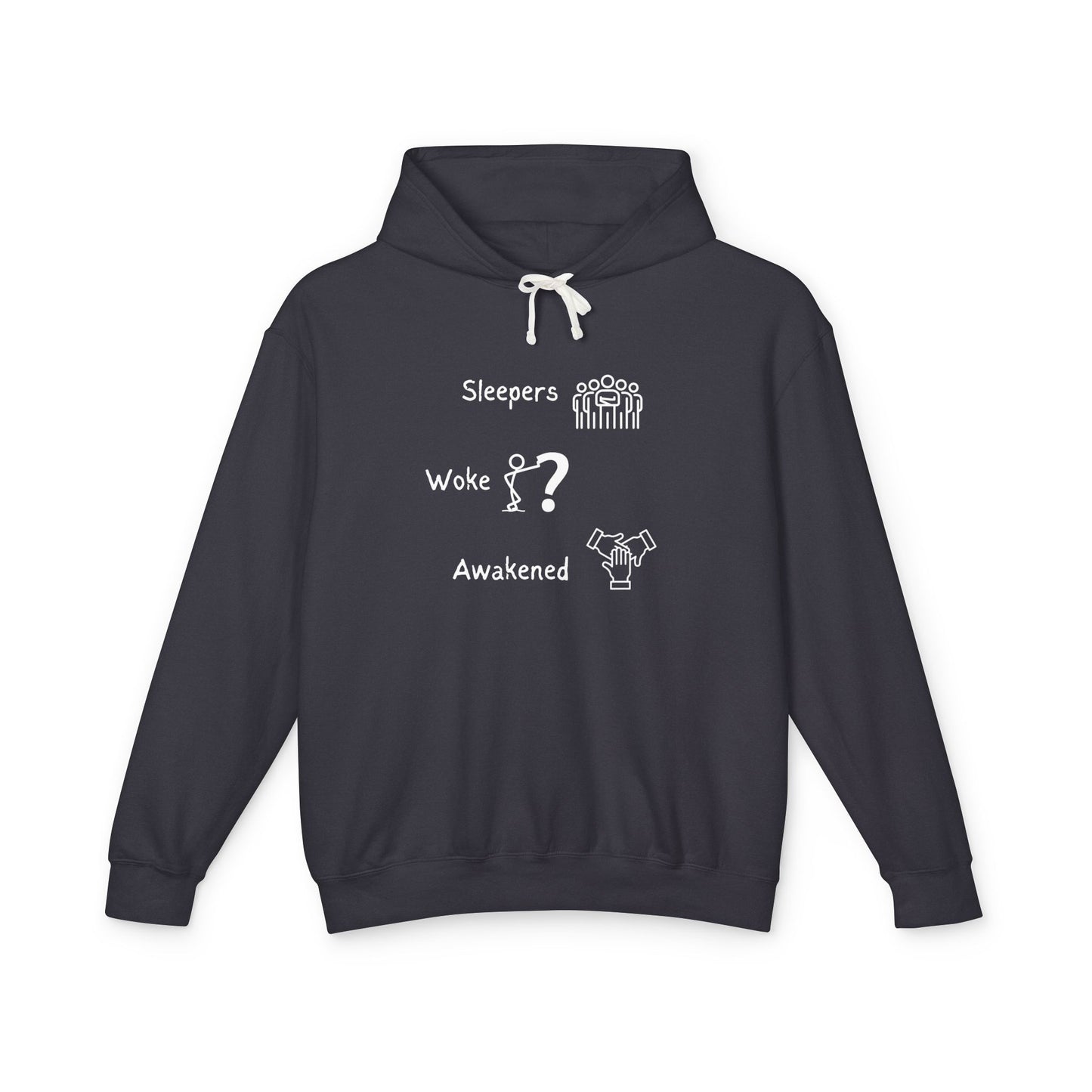 Awakened Stages Lightweight Unisex Hoodie – 100% Cotton