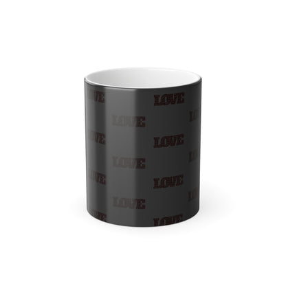 Yes to Love (Red Print) Color-Changing Affirmation Mug
