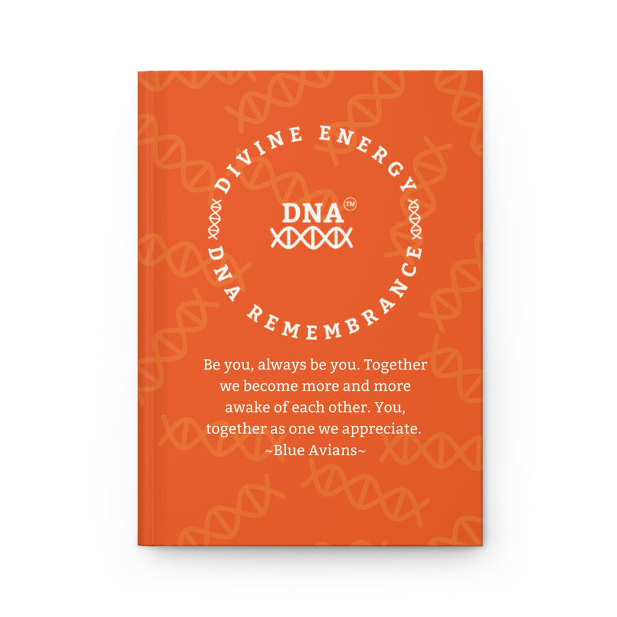 Orange Hardcover Journal with Spiritual Message
