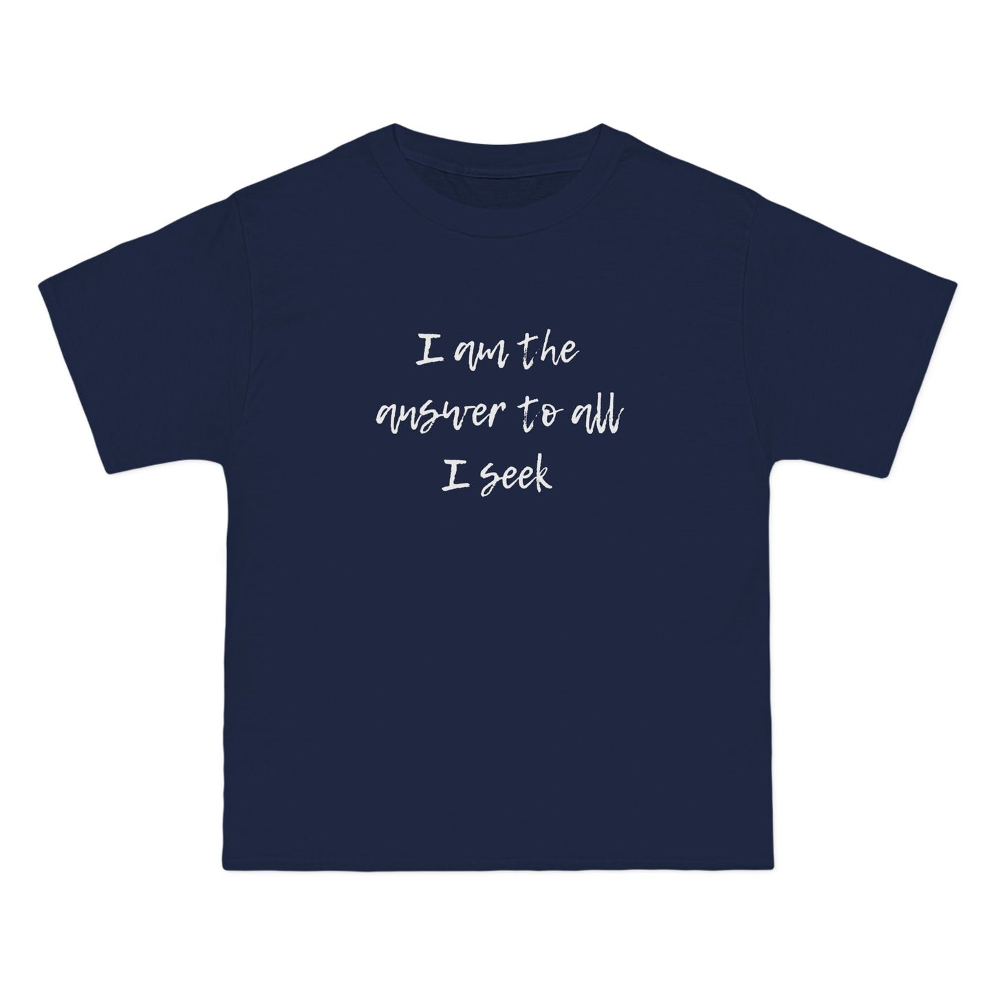 I Am the Answer Unisex T-Shirt – 100% Cotton Beefy-T® Short Sleeve