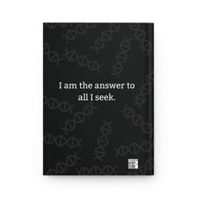 Black Hardcover Journal with Spiritual Message