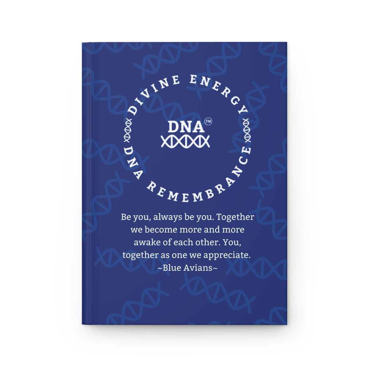 Indigo Hardcover Journal with Spiritual Message
