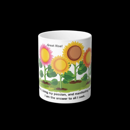 Sunflower Sunrise Color-Changing Affirmation Mug