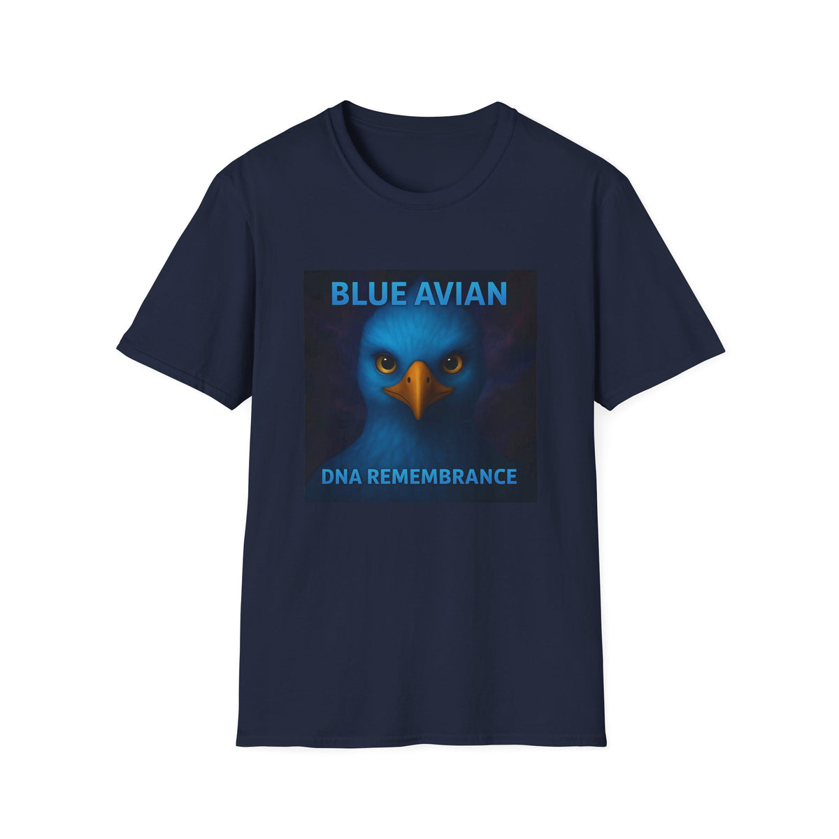 Blue Avian Universe Unisex T-Shirt - 100% Cotton