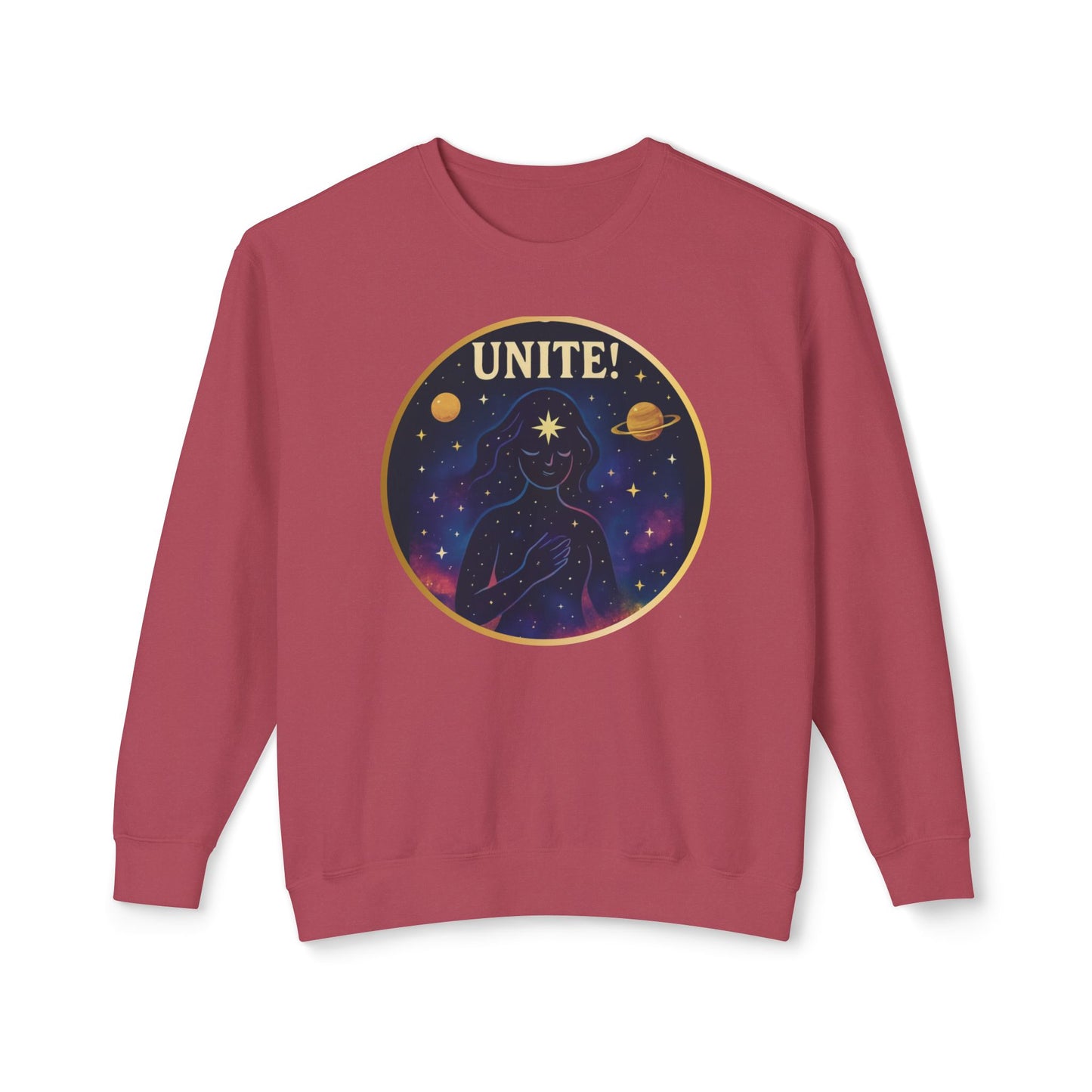 Unite Divine Fem Lightweight Unisex Sweatshirt – 100% Cotton