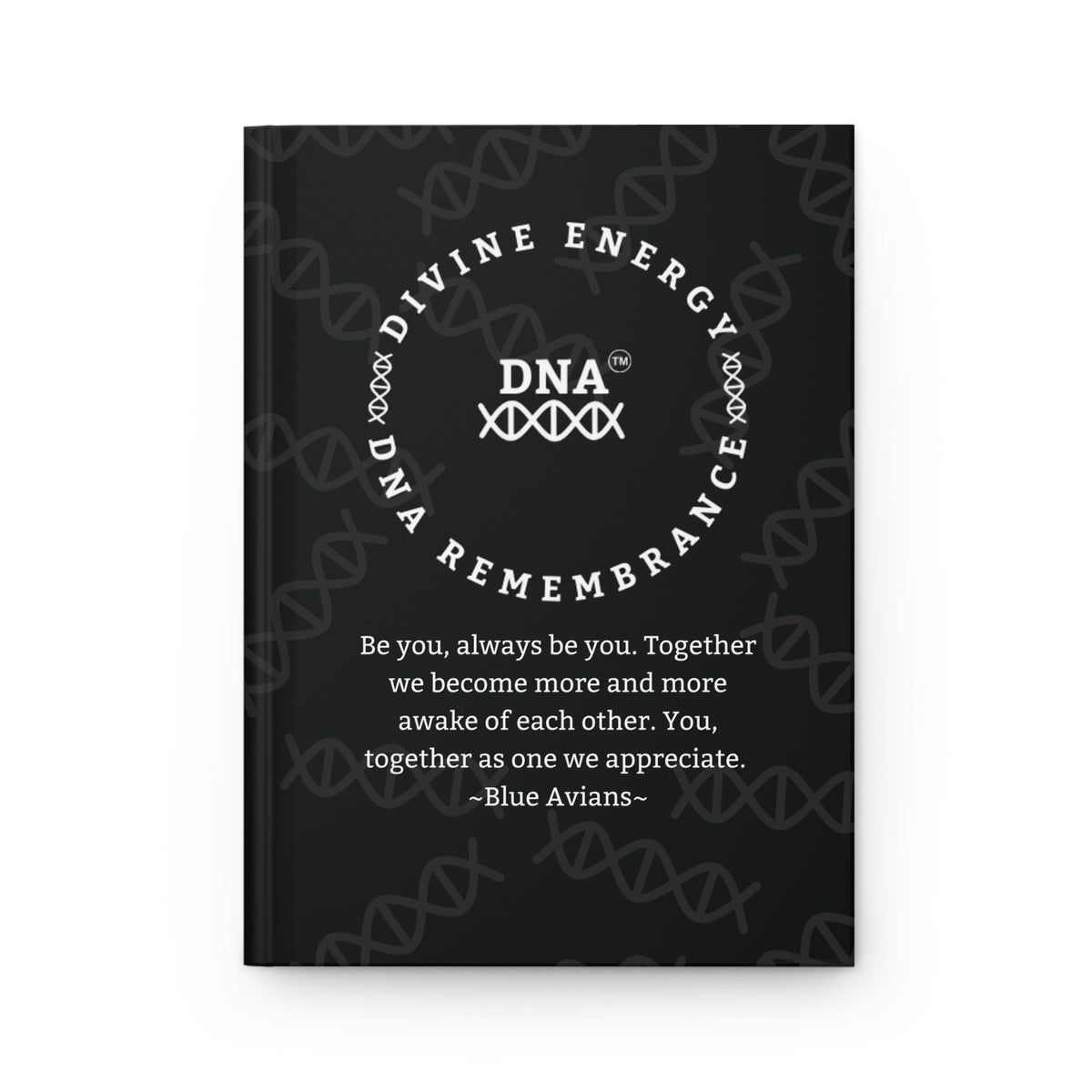 Black Hardcover Journal with Spiritual Message