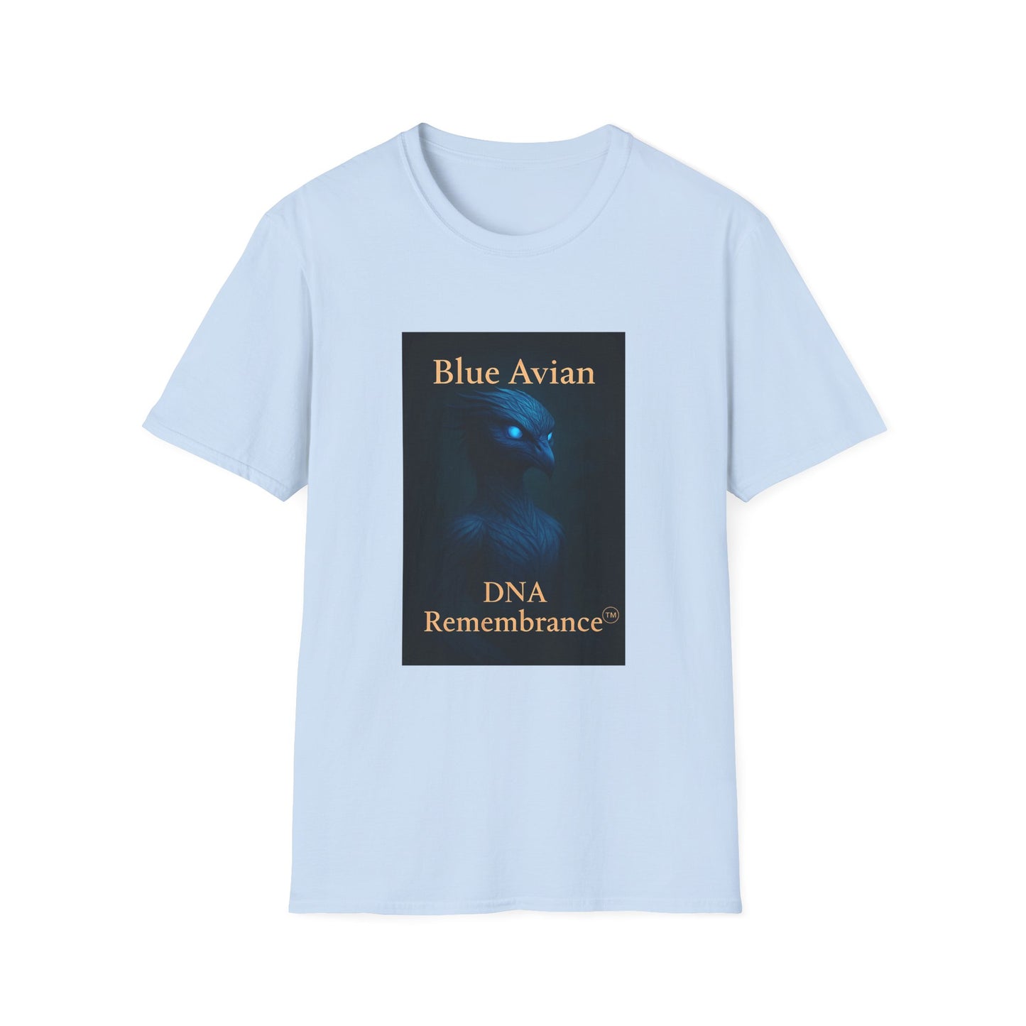 Blue Avian Wide Eye | T-Shirt - 100% Cotton