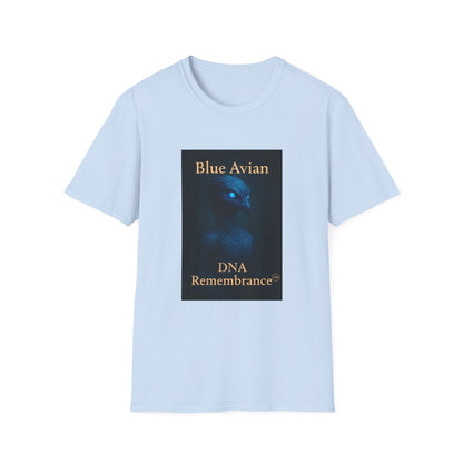 Blue Avian Wide Eye | T-Shirt - 100% Cotton