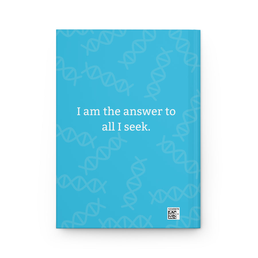 Blue Hardcover Journal with Spiritual Message