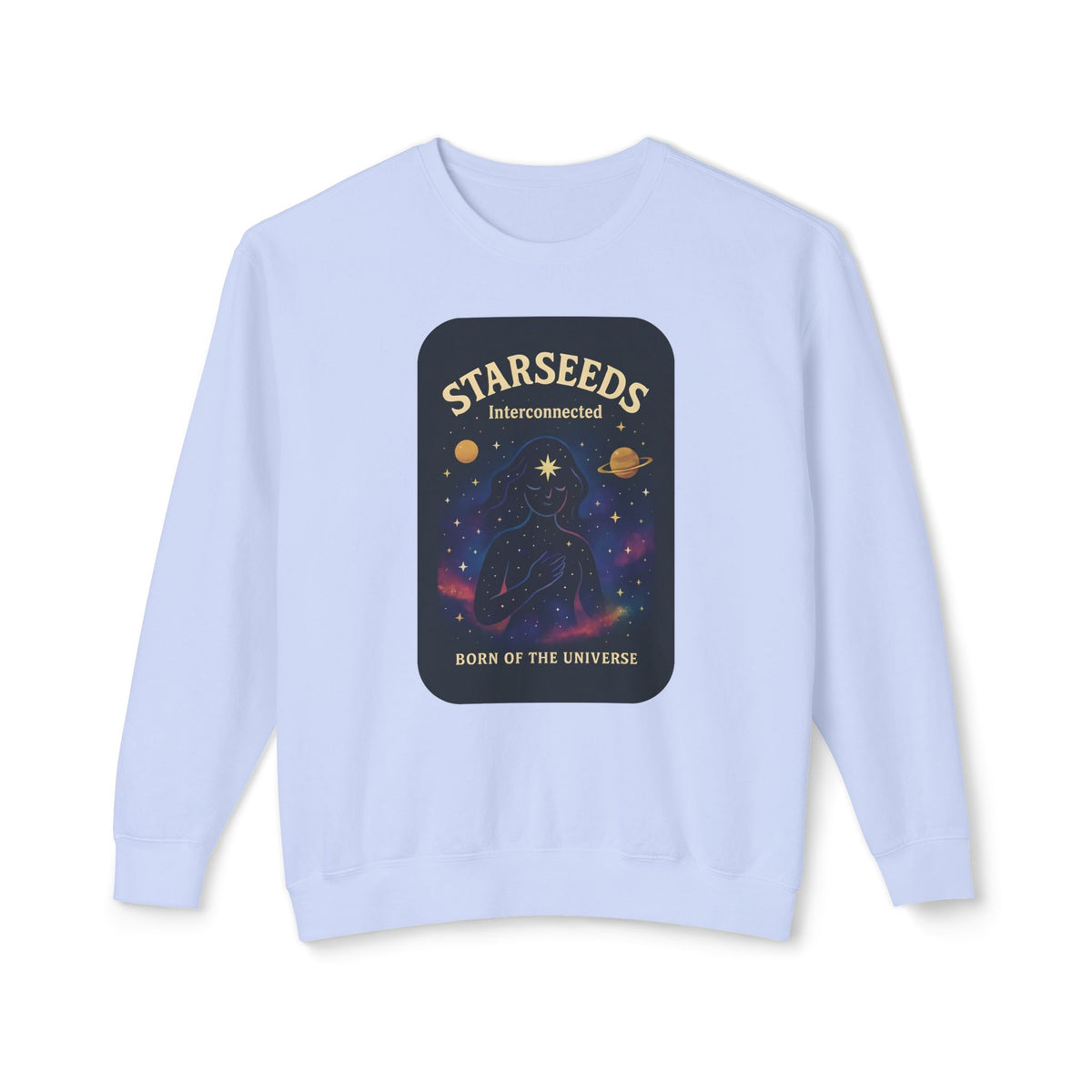 Starseeds Fem Lightweight Unisex Sweatshirt – 100% Cotton