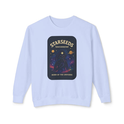 Starseeds Fem Lightweight Unisex Sweatshirt – 100% Cotton