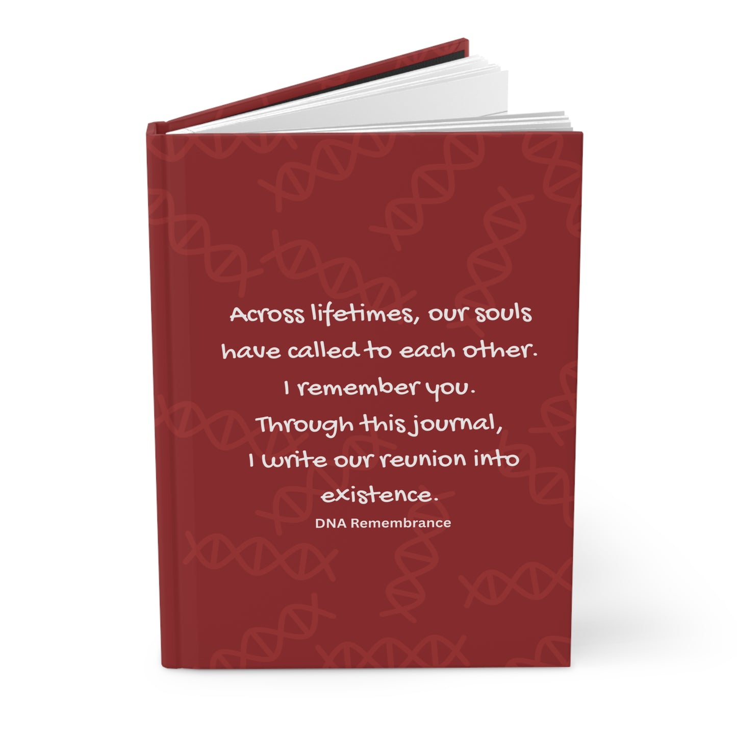 Across Lifetimes I Call You In (Red) Hardcover Manifesting Journal