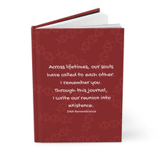 Across Lifetimes: Red Hardcover Manifestation Journal