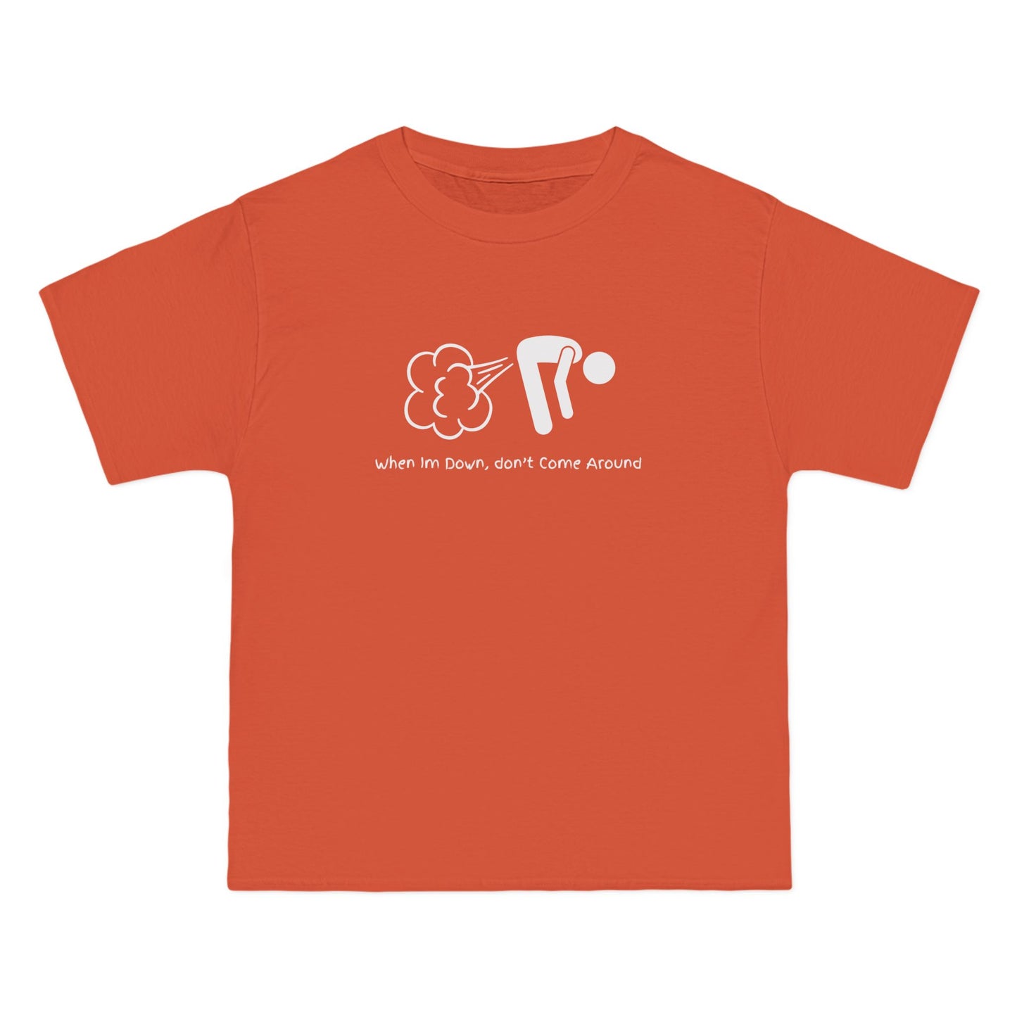 When Down Baggy Unisex T-Shirt – 100% Cotton
