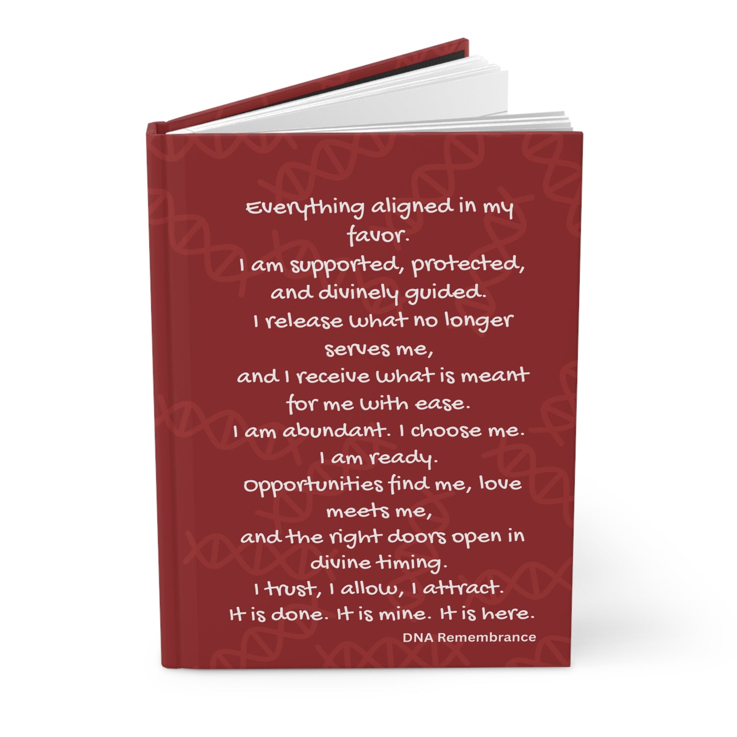 It Is Done: Red Hardcover Manifestation Journal