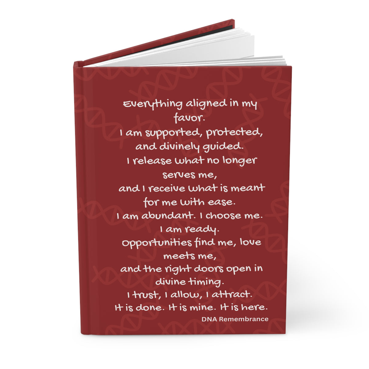 It Is Done: Red Hardcover Manifestation Journal
