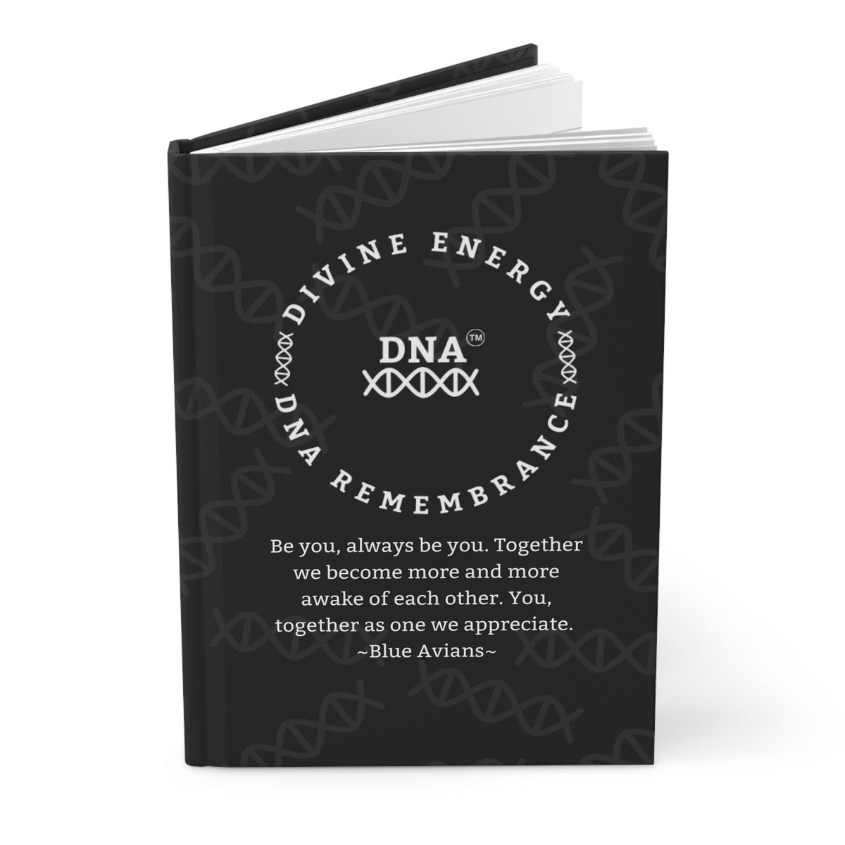 Black Hardcover Journal with Spiritual Message