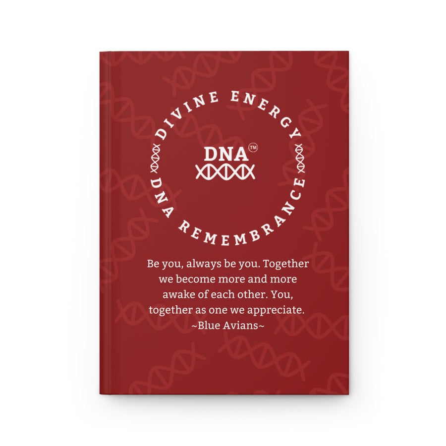Red Hardcover Journal with Spiritual Message