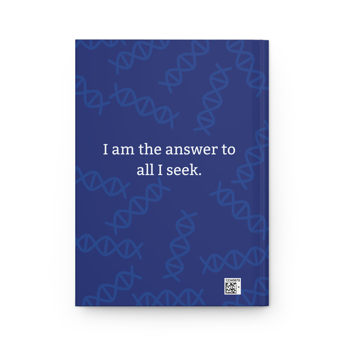 Indigo Hardcover Journal with Spiritual Message
